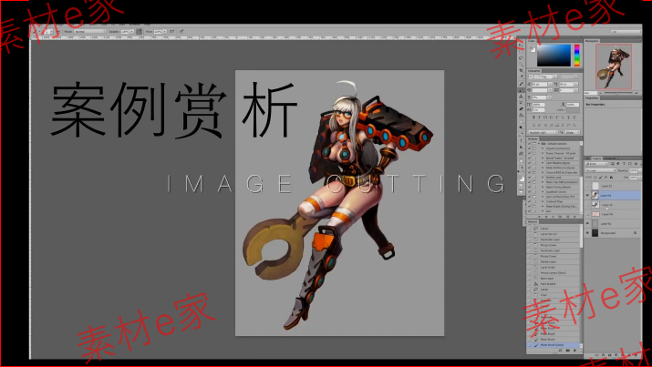 Spine视频教程游戏美术素材2D动作动画骨骼软件源文件切片文档8G