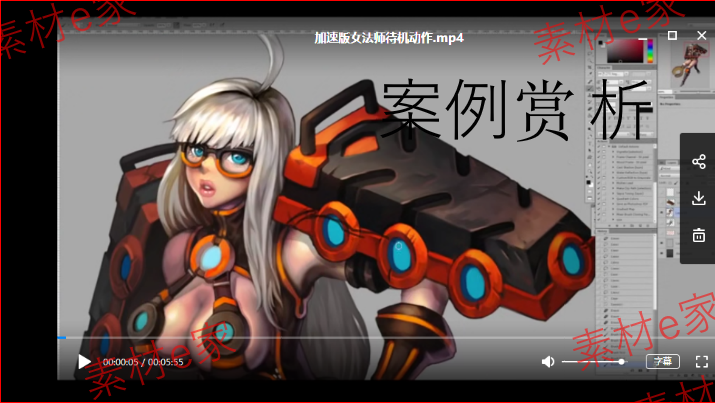 Spine视频教程游戏美术素材2D动作动画骨骼软件源文件切片文档8G