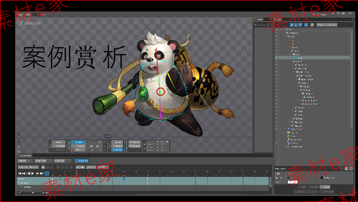 Spine视频教程游戏美术素材2D动作动画骨骼软件源文件切片文档8G
