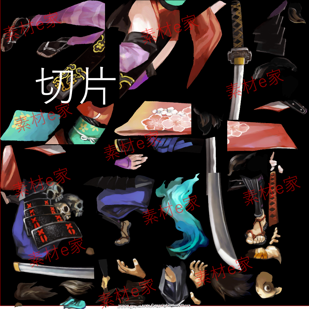 Spine视频教程游戏美术素材2D动作动画骨骼软件源文件切片文档8G