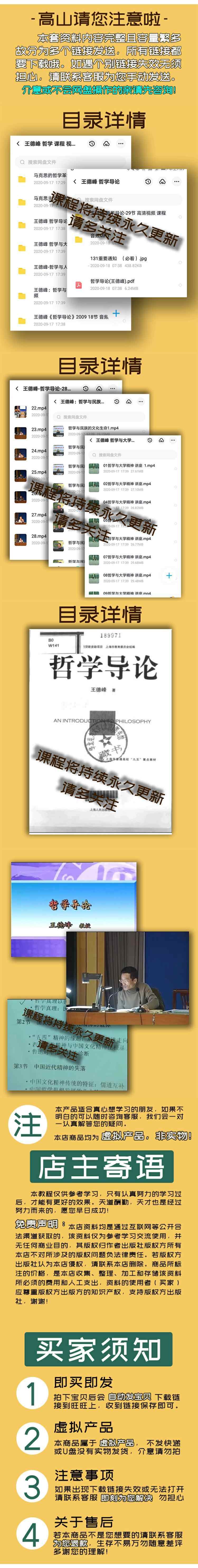 复旦大学 王德峰 哲学导论 课程 视频 28集 高清 教程 音频 讲义 - 宋马