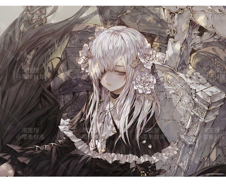 P站画师WANKE插画CG视频教程作品集线稿PSD源文件美术素材原画集