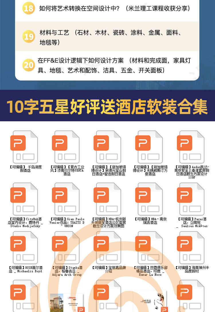 国际酒店软装FFE体系VIP课程 室内软装设计师FFE设计体系视频教程
