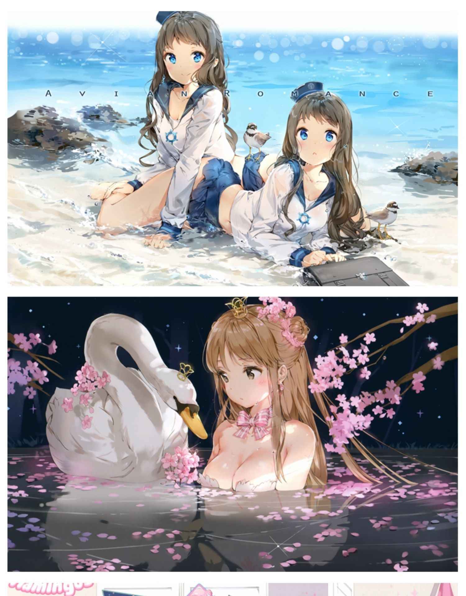 Pixiv P站ANMI绘画视频教程高清插画作品集板绘厚涂技法参考素材