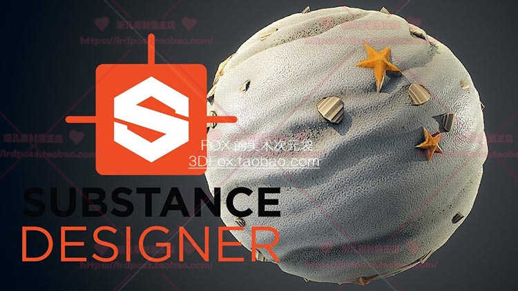 Substance Designer SD 次世代风格化卡通智能材质球视频教程vol3