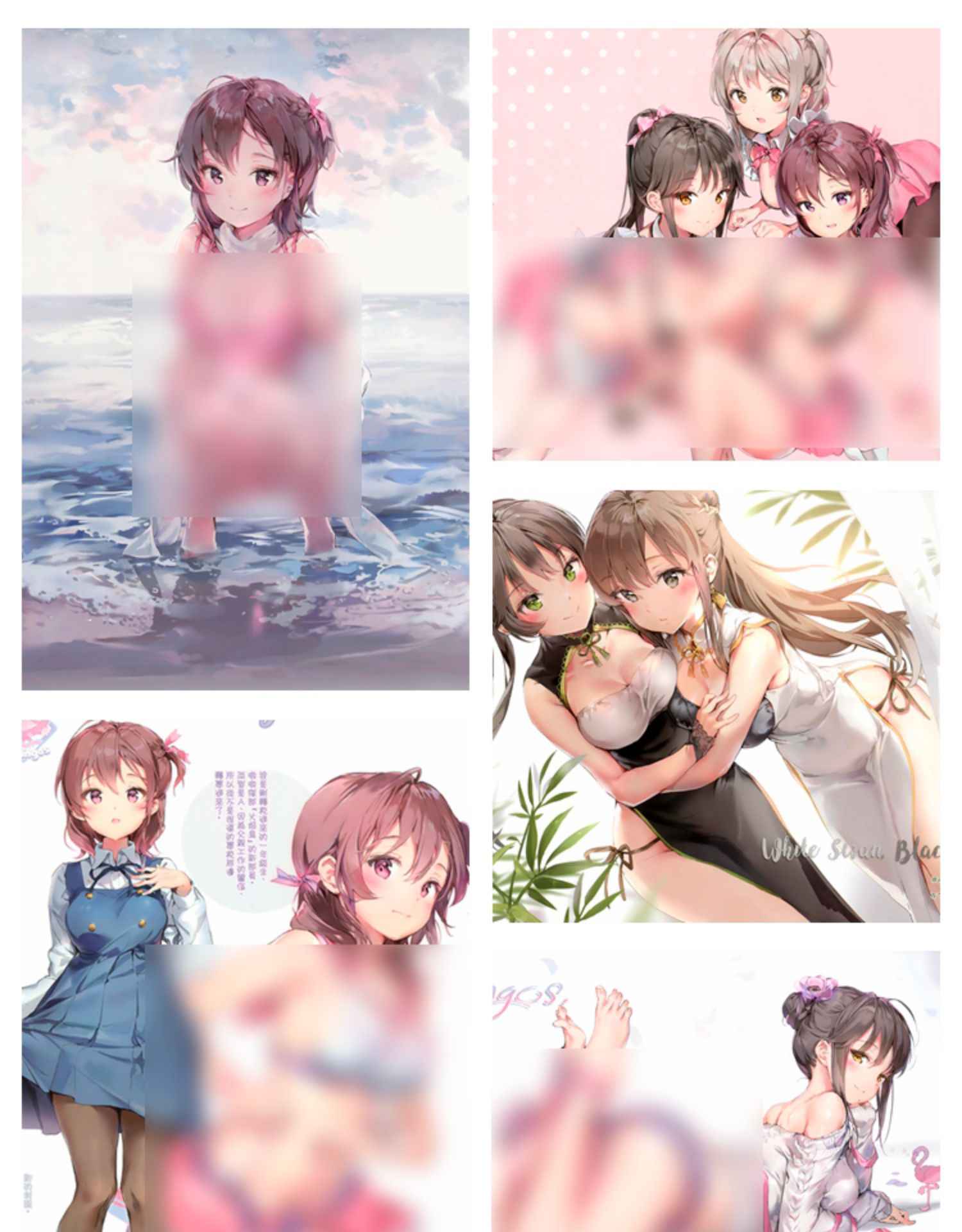 Pixiv P站ANMI绘画视频教程高清插画作品集板绘厚涂技法参考素材