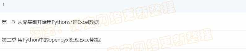 用Python处理Excel数据 曾贤志 用openpyxl处理 视频教程网盘课程