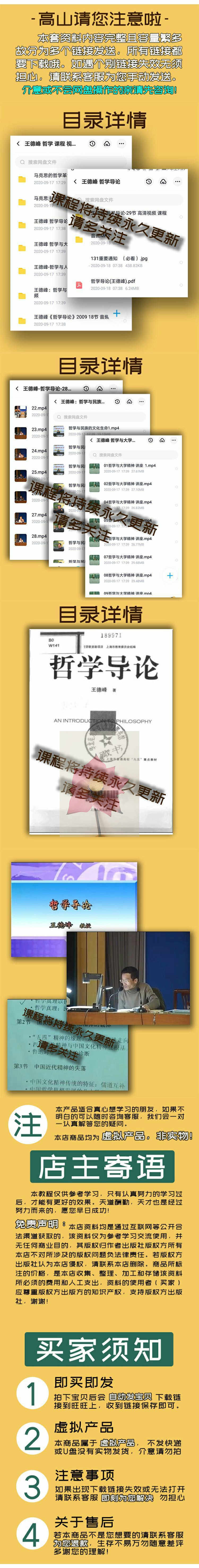 复旦大学 王德峰 哲学导论 课程 视频 28集 高清 教程 音频 讲义 - 宋马