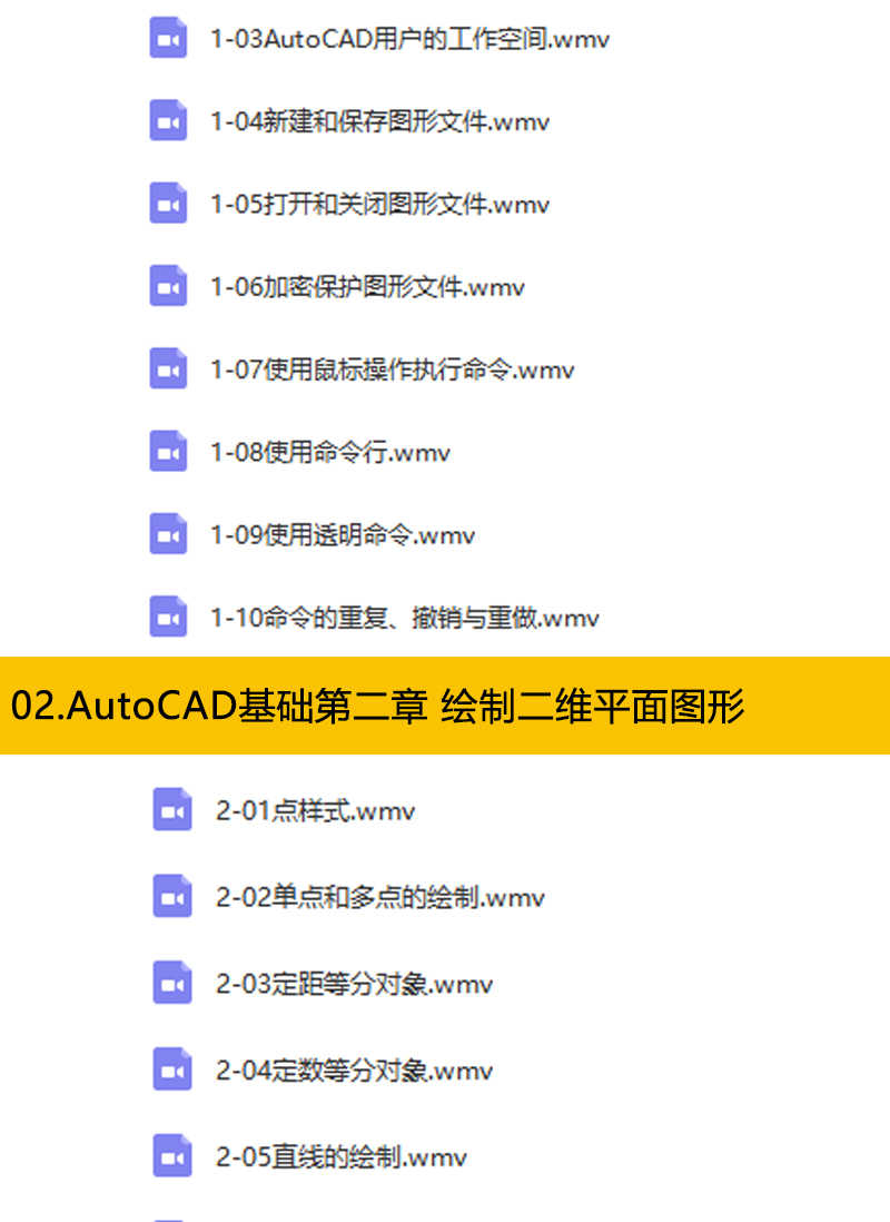 CAD2014视频教程零基础到精通工程制图建筑入门家装设计室内设计