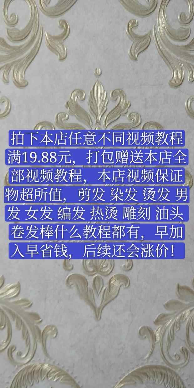 杨安染发基础教程配方视频全集潮色美发视频教程美发三原色教程