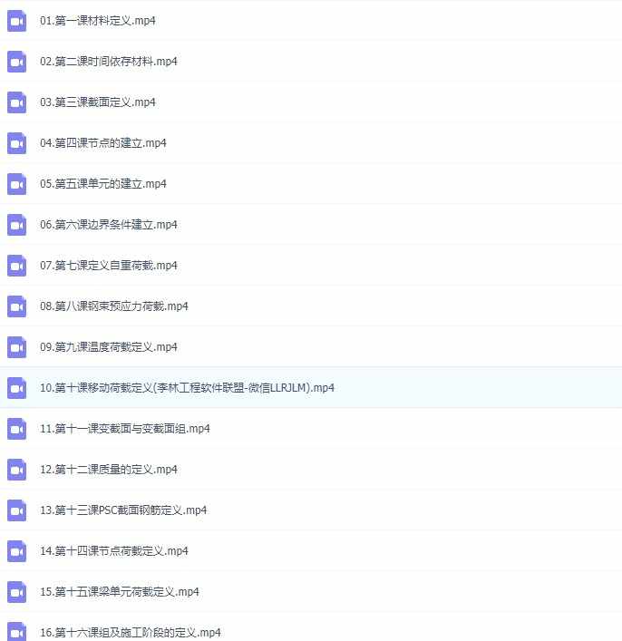 迈达斯MIDAS软件GEN/CIVIL/GTS/FEA全套视频教程结构桥梁专业课程