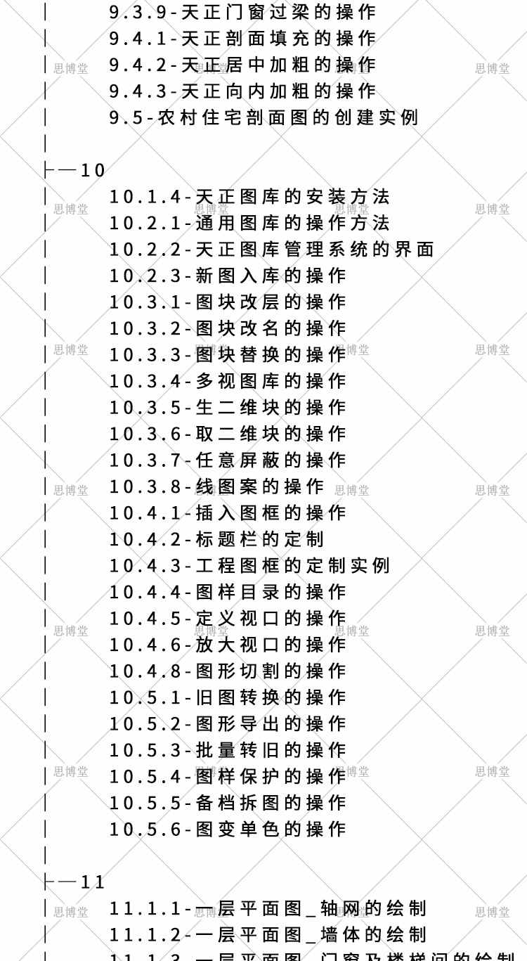 天正建筑CAD视频教程 零基础设计 建筑图标注视频 施工图绘制教程