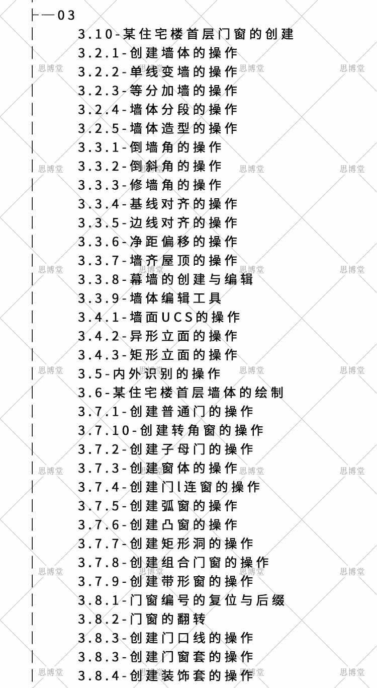天正建筑CAD视频教程 零基础设计 建筑图标注视频 施工图绘制教程