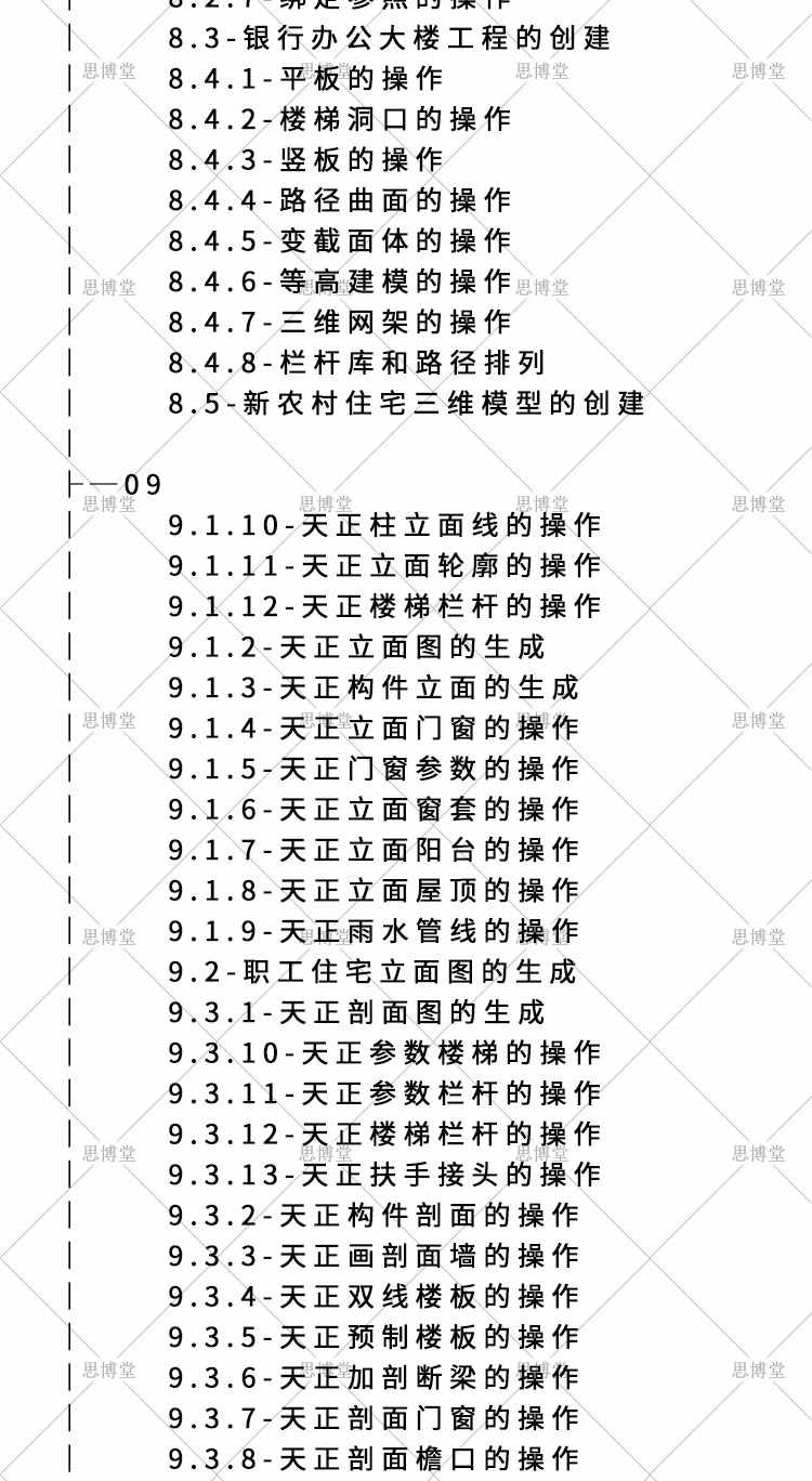 天正建筑CAD视频教程 零基础设计 建筑图标注视频 施工图绘制教程