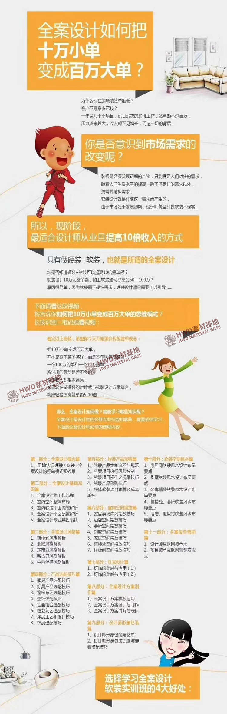 精英全案设计特训班设计师转型硬装软装课程视频教程