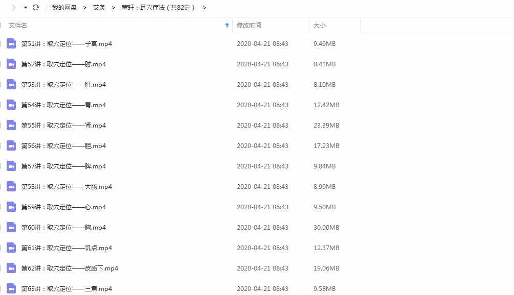 2020董轩耳穴疗法诊断视频教程取穴失眠近视便秘小儿咳嗽脾胃感冒