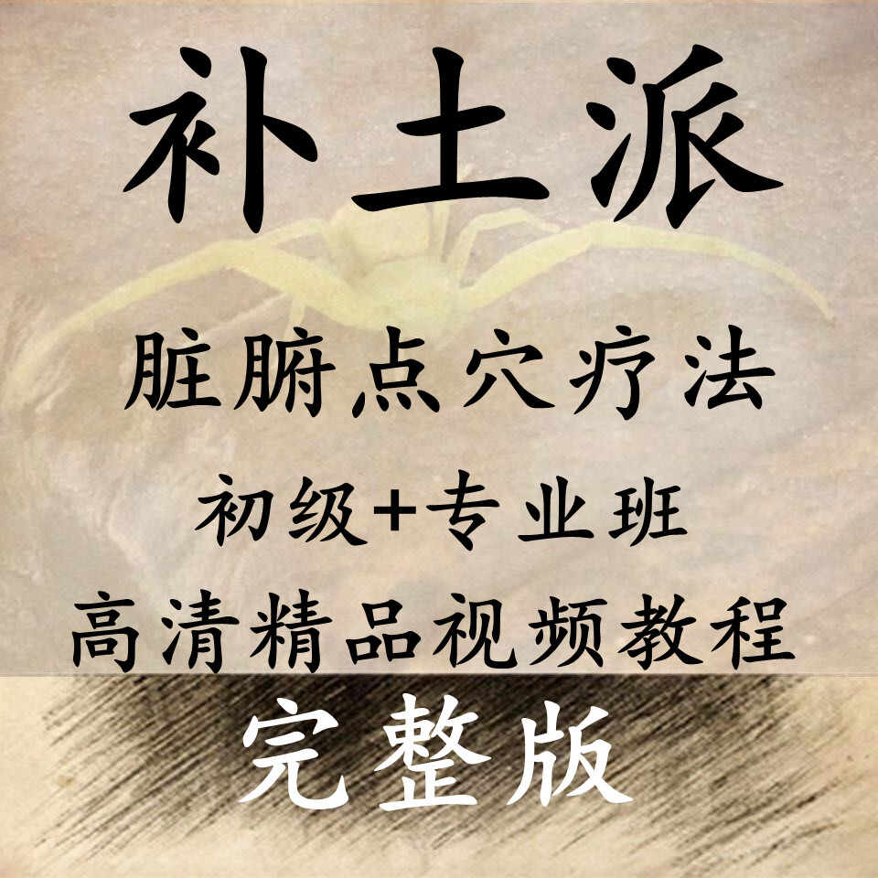 补土派脏腑点穴疗法脏腑推拿法机能调理中医初级班视频专业班教程