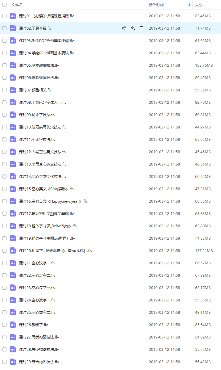 【完结】汤小元 手绘POP插画完整详解 视频教程 54集课程