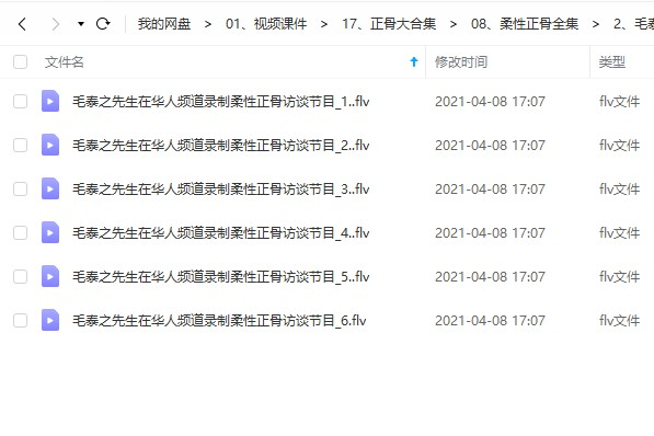 葛建勋柔性正骨教程视频毛泰之东方中医推拿整骨手法全集课程