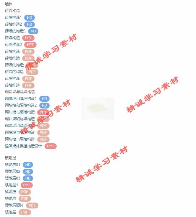 山东建筑大 崔艳秋 房屋建筑学 PPT教学课件视频教程讲解学习资料