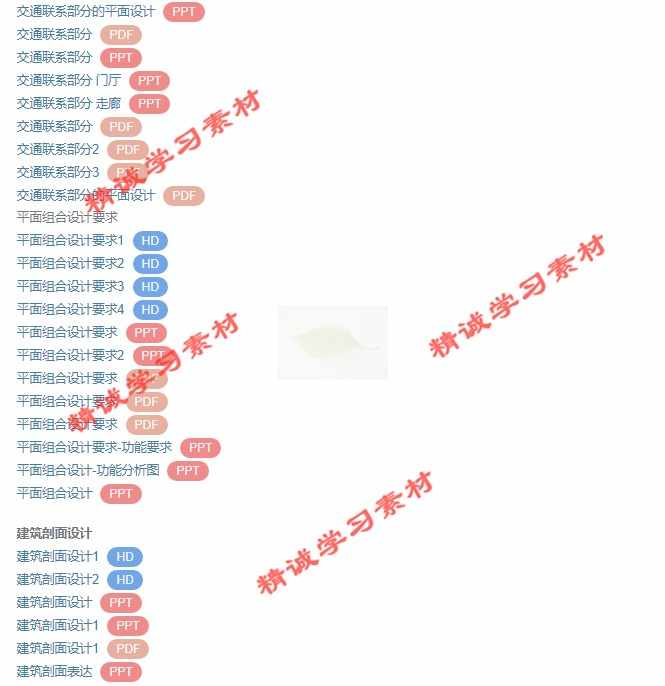 山东建筑大 崔艳秋 房屋建筑学 PPT教学课件视频教程讲解学习资料
