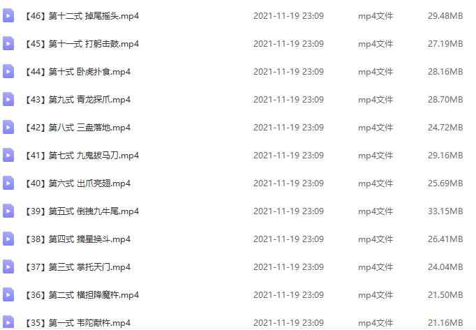 中医推拿手法教学高清视频课程全套中医调理全身按摩培训教程视频