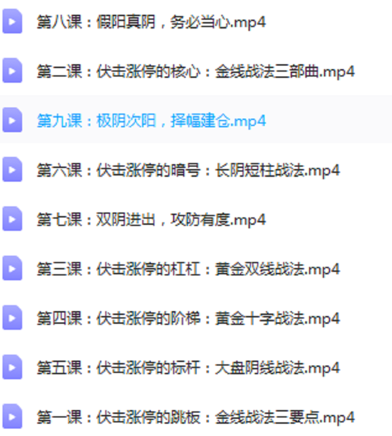 龙头密探34期视频量学教程合集段位课量柱量线擒龙养龙仲展量学堂