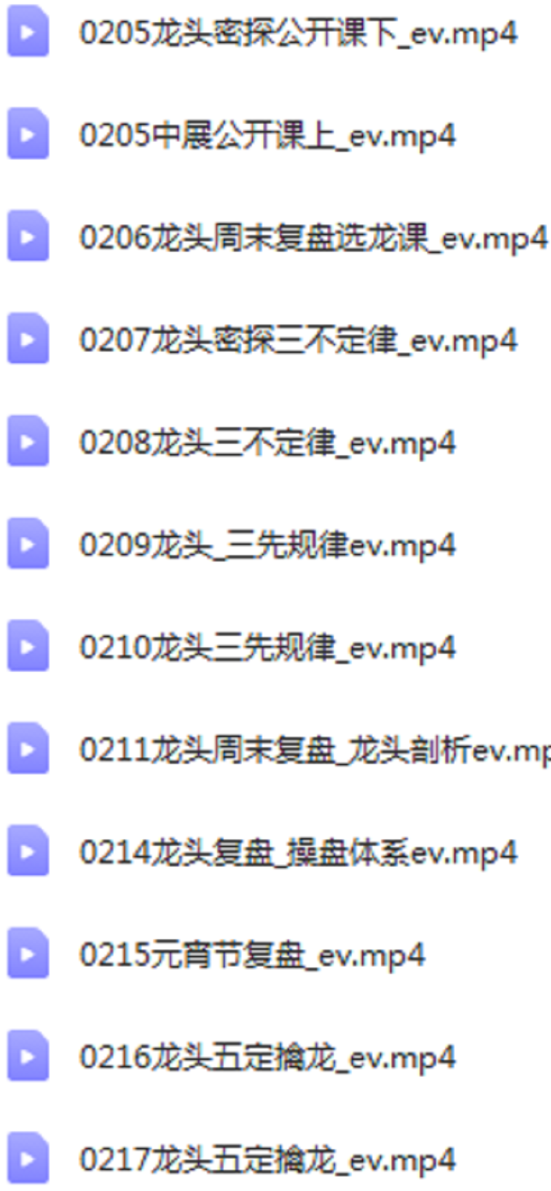 龙头密探34期视频量学教程合集段位课量柱量线擒龙养龙仲展量学堂