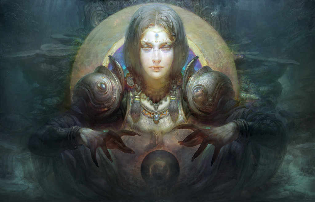 阮佳原画课程大合集培训教程视频PS插画厚涂作品集CG教学艺术家