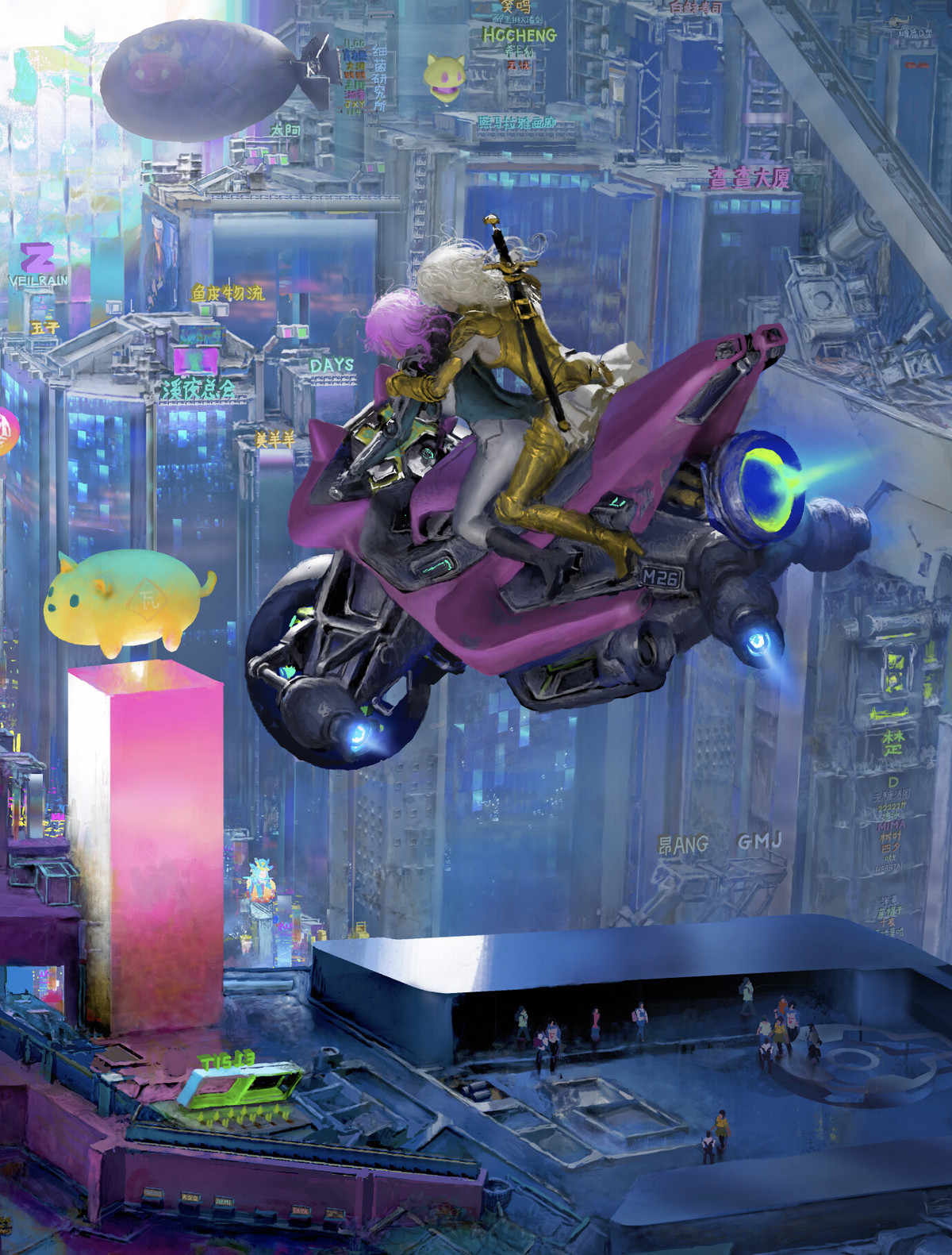 阮佳原画课程大合集培训教程视频PS插画厚涂作品集CG教学艺术家