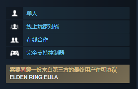 PC steam正版 中文游戏 艾尔登法环 ELDEN RING 国区激活码 类魂系列 黑暗奇幻