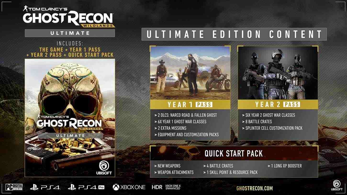 Uplay育碧 幽灵行动荒野 激活码CDKEY Tom Clancy’s Ghost Recon: Wildlands PC游戏正版标准版豪华版完整版