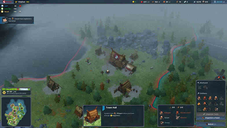 PC中文正版 steam平台 国区 联机游戏 北境之地 北加尔 Northgard 激活码 全DLC 阵营 氏族 部族 维达尔十字