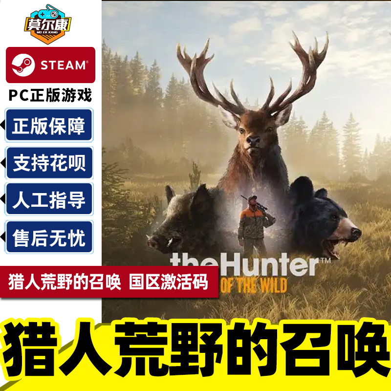 Steam 猎人荒野的召唤 国区激活码 秒发 theHunter Ca...