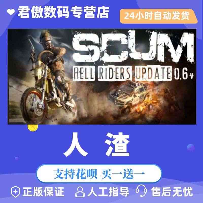 Steam PC正版 游戏 生存人渣  SCUM 全新账号 白号 激活...