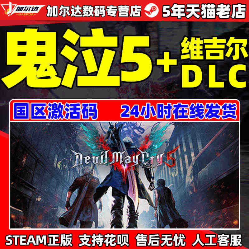 PC中文steam游戏 鬼泣5 五 国区激活码 cdkey Devil...