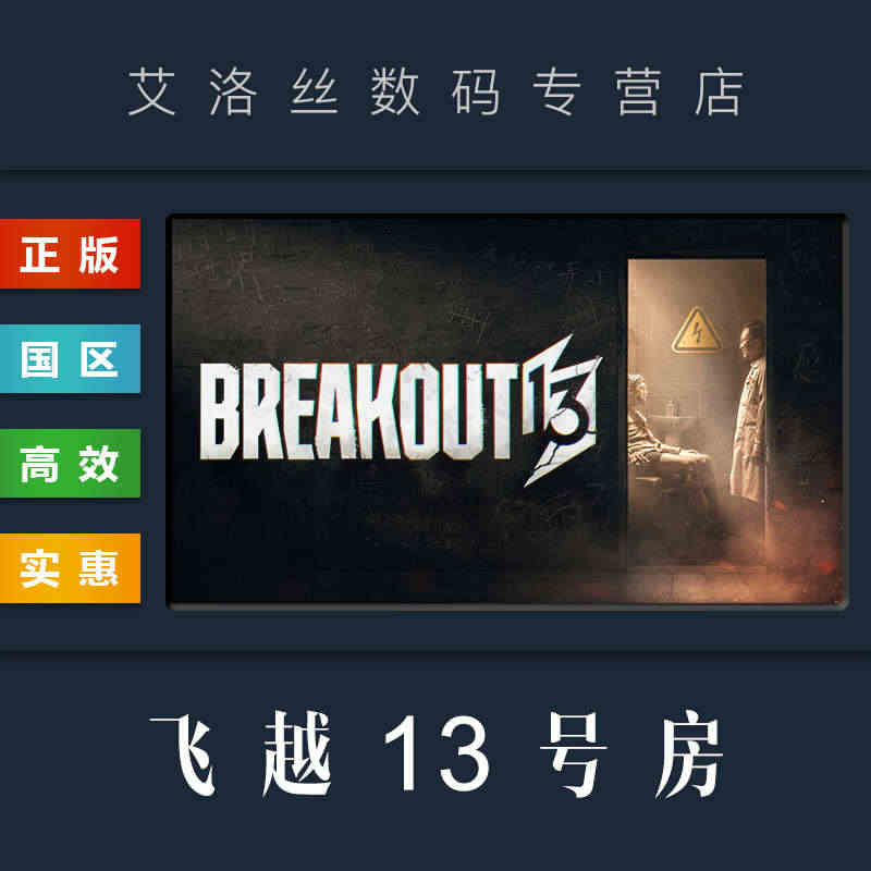 PC中文正版 steam平台 国区 游戏 飞越13号房 Breakou...