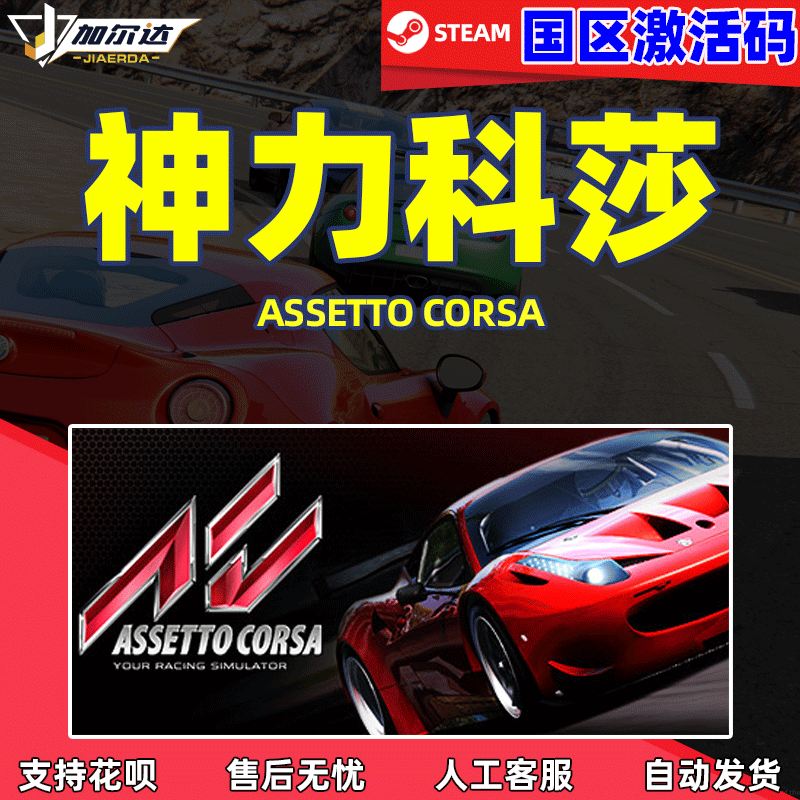 PC中文正版steam游戏神力科莎CDK激活码 Assetto Cor...