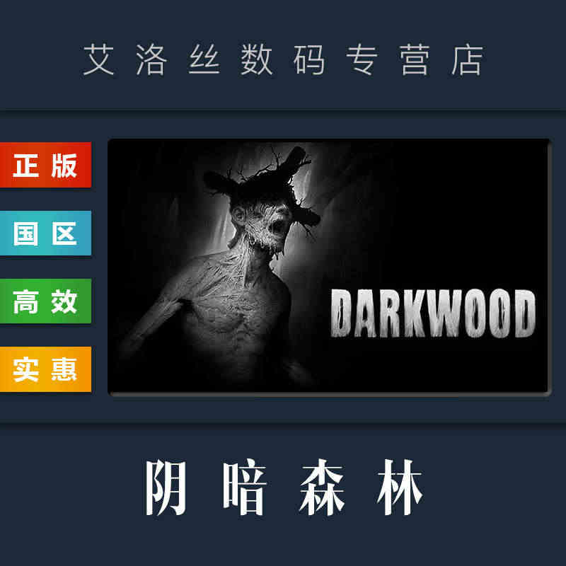 PC中文正版 steam平台 国区 恐怖游戏 阴暗森林 Darkwoo...