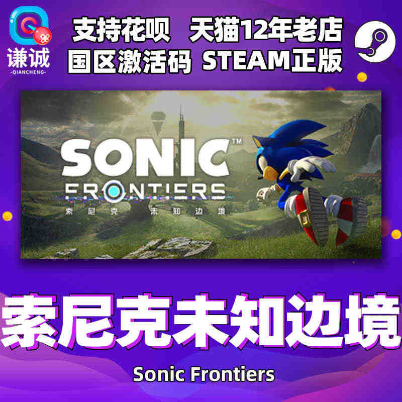 PC中文正版steam 索尼克未知边境 Sonic Frontiers...