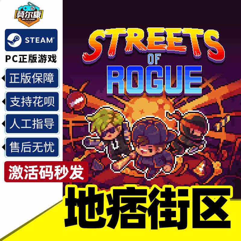 steam 地痞街区 国区激活码 key Streets of Rog...