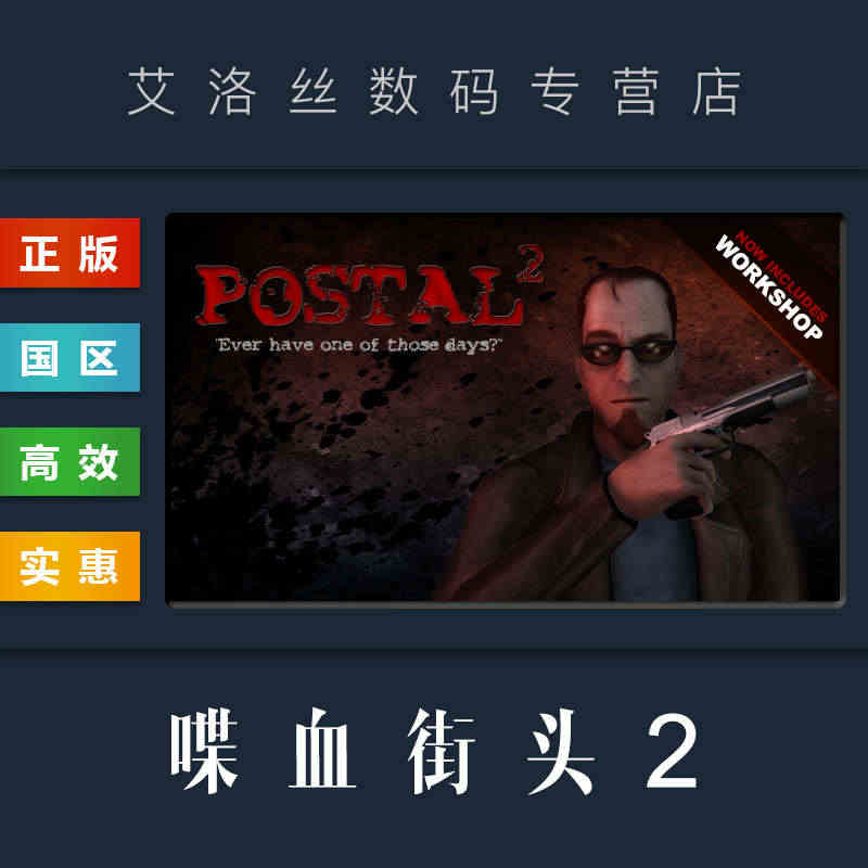 PC中文正版 steam平台 国区 游戏 喋血街头2 夺命邮差2 PO...