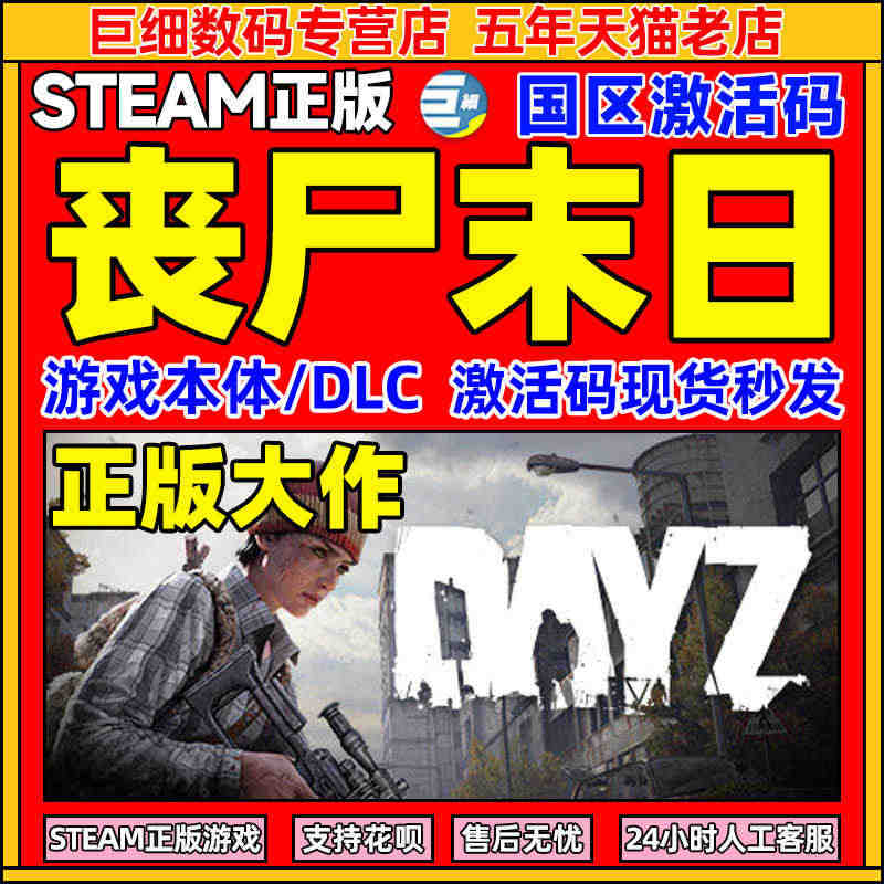 steam DAYZ dayz僵尸丧尸末日国区激活码中文PC正版游戏 ...