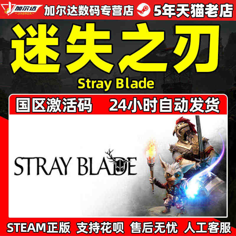 Steam 迷失之刃 Stray Blade 中文PC游戏 国区激活码...