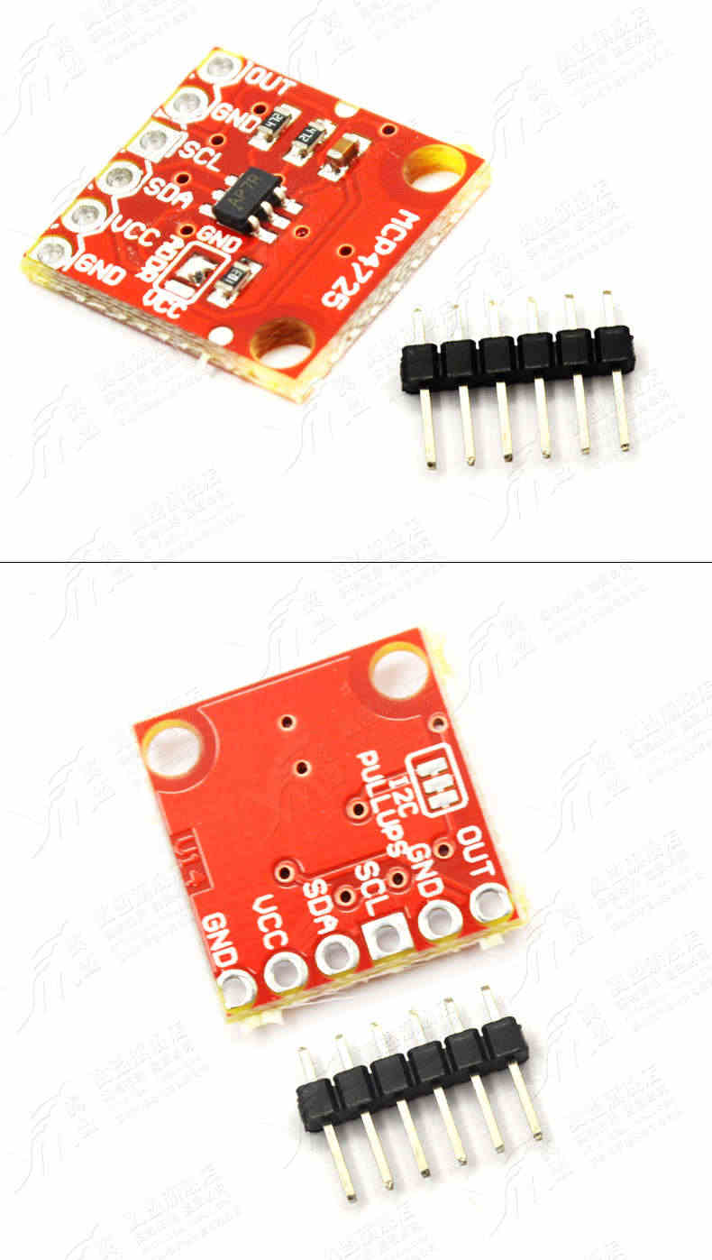 MCP4725 模块 I2C DAC 开发板 MCP4725模块 I2C DAC 开发板