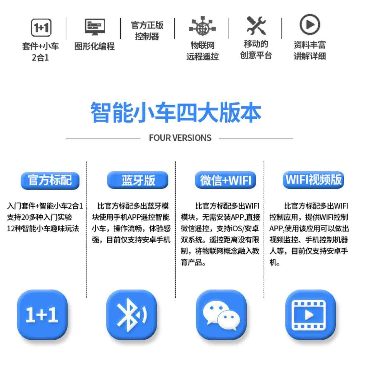 arduino意大利开发板智能小车机器人套件DIY入门学习编程开发板