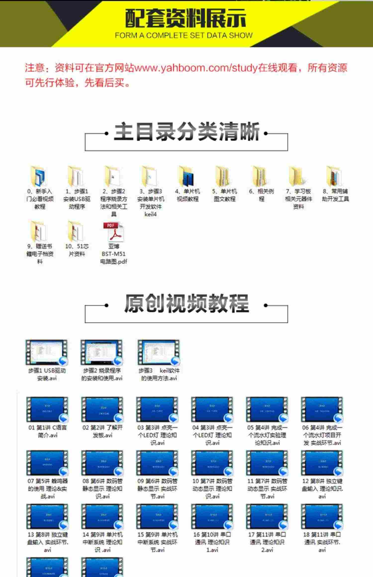 适用51单片机开发板51单片机学习板实验板stc89c52套件8051 Mini5