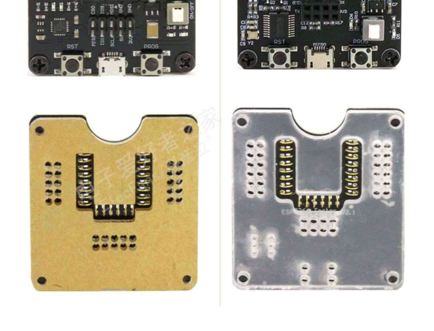 适用ESP8266测试架烧录器开发板WIFI模块 ESP01/01S/12E/12F/12S/