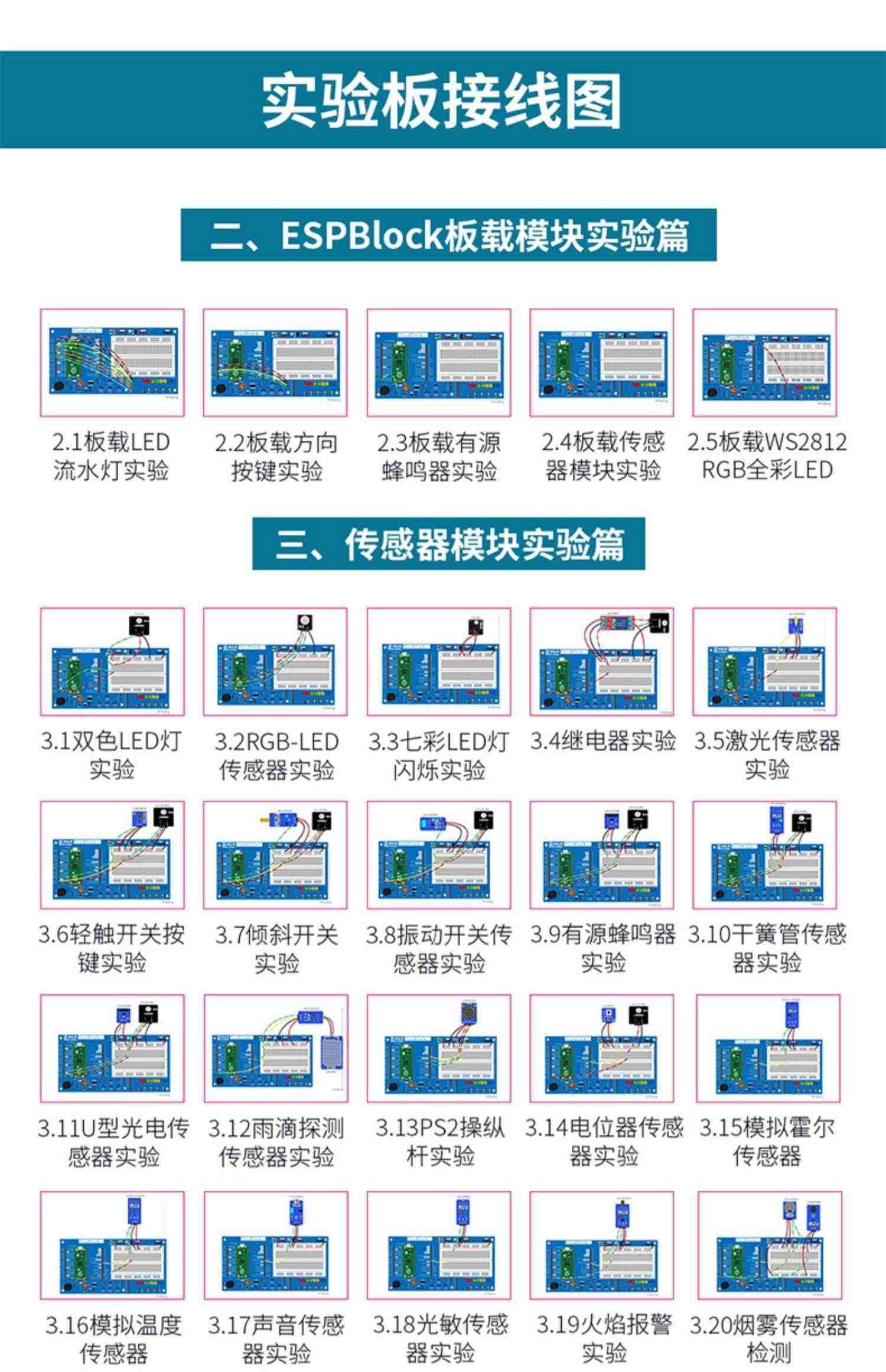 ESP32开发板入门套件 WIFI+蓝牙2合1 Lua物联网Micro- Python编程