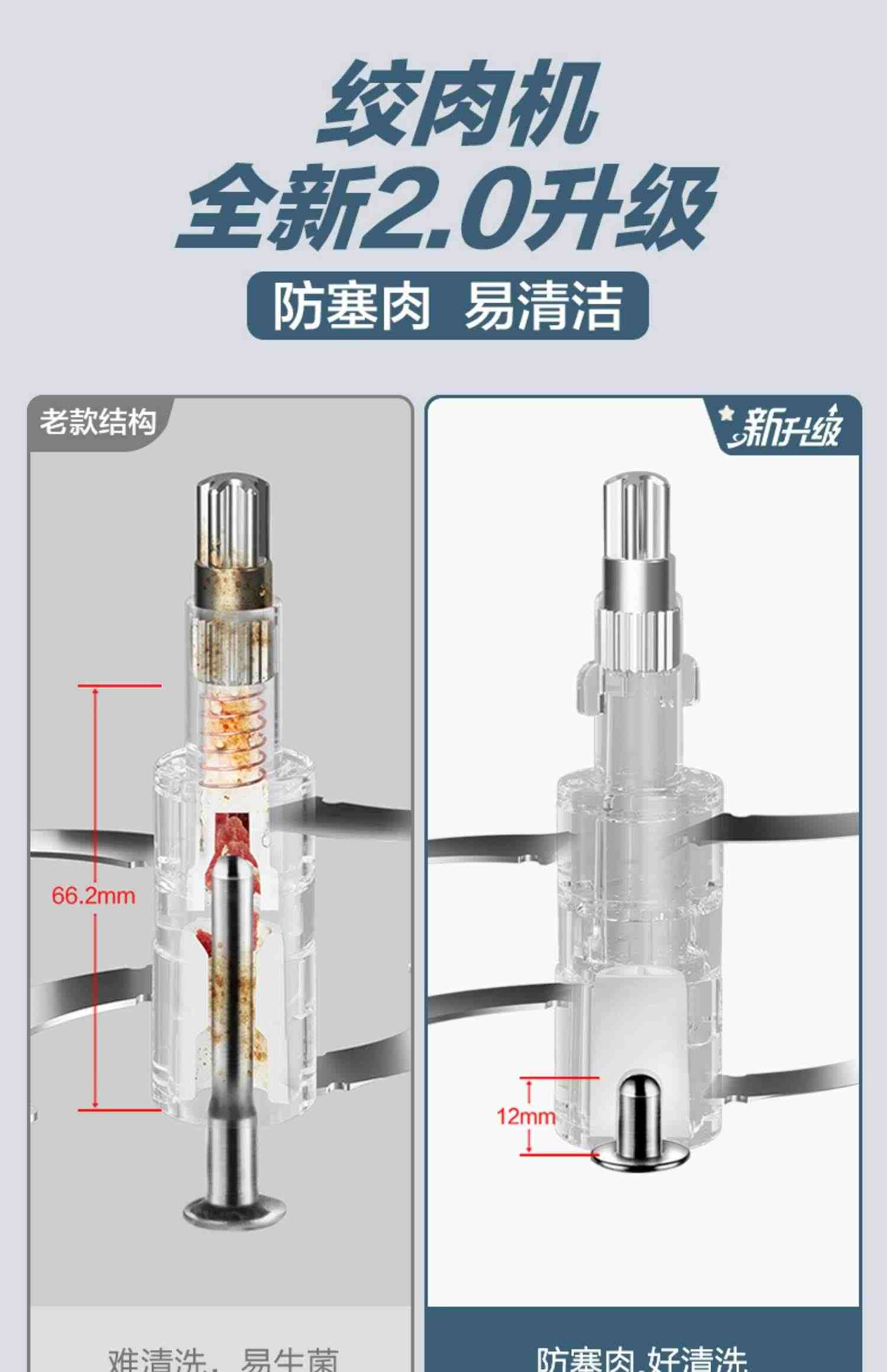 苏泊尔绞肉机家用全自动多功能电动小型商用打肉搅肉馅碎肉机器